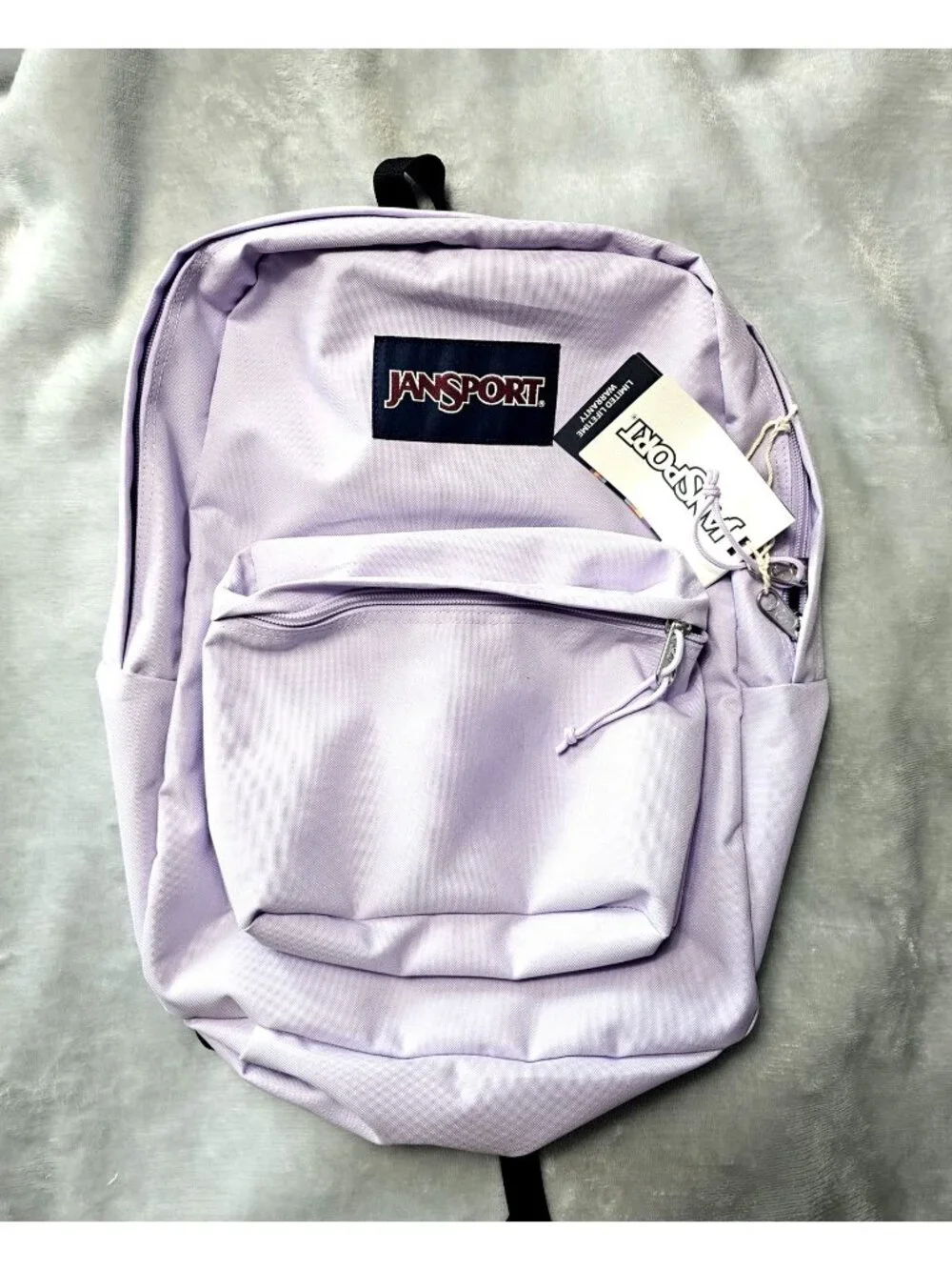 JanSport Super Break One Pastel Lilac Lightweight Backpack NWT